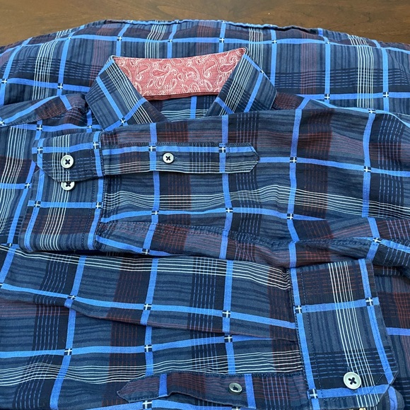 Tasso Elba Brand LS Button Down Men’s Shirt - Picture 15 of 16